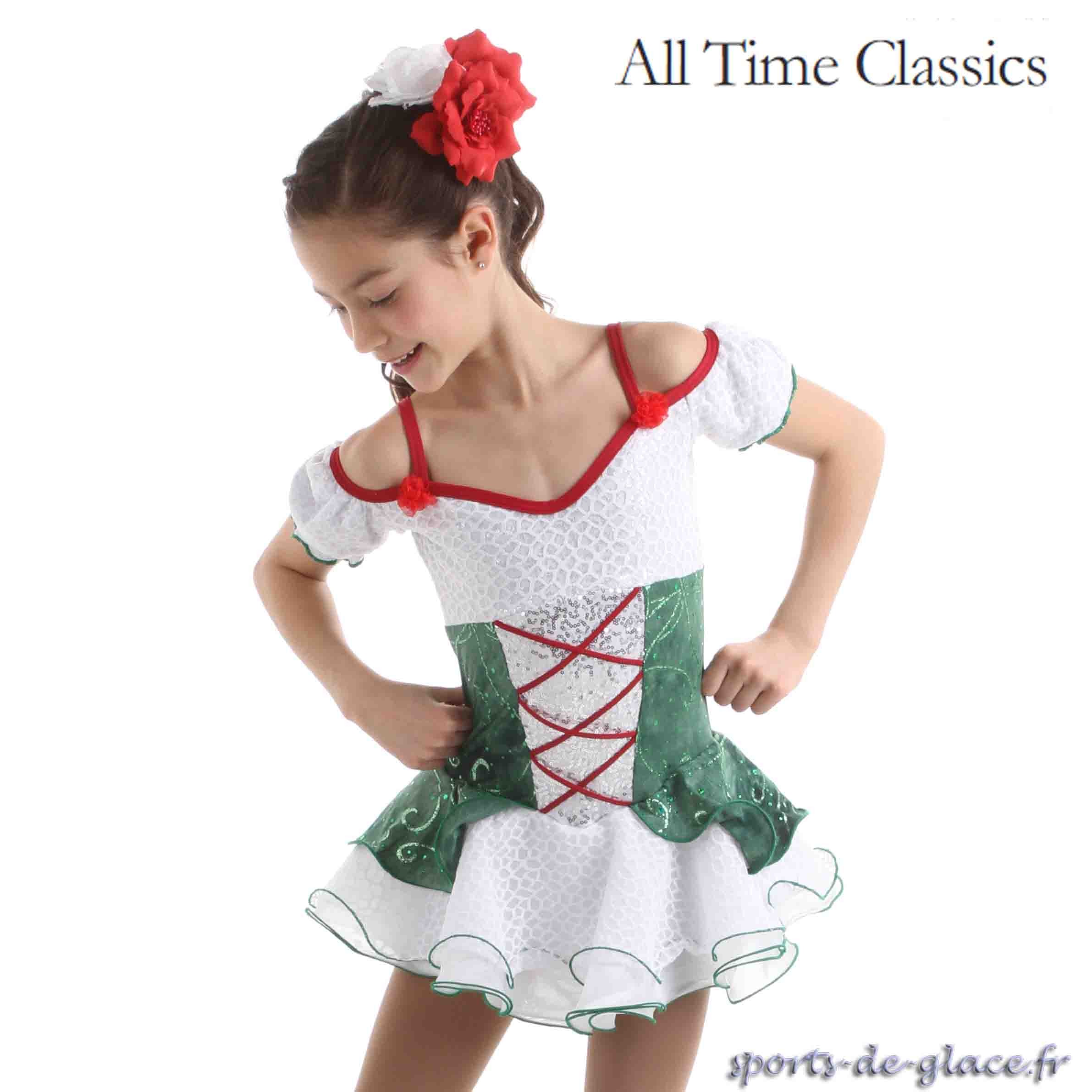 christmas skating dress