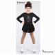 Bielman rhinestones black skating dress