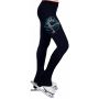 Pantalon patineuse strass bleu R230