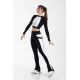 Pantalon de patinage couvre talon black and white