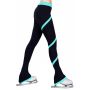 NY2 aqua spiral fleece pants