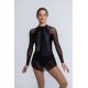 Robe Lycra Marine avec strass