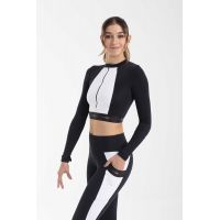 Top de patinage Black and white