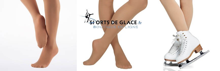 Capezio lustrous stirrup tights - SPORTS DE GLACE France